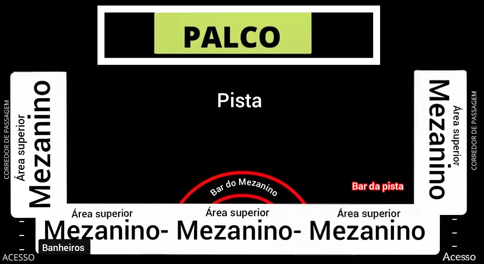 Mapa do evento