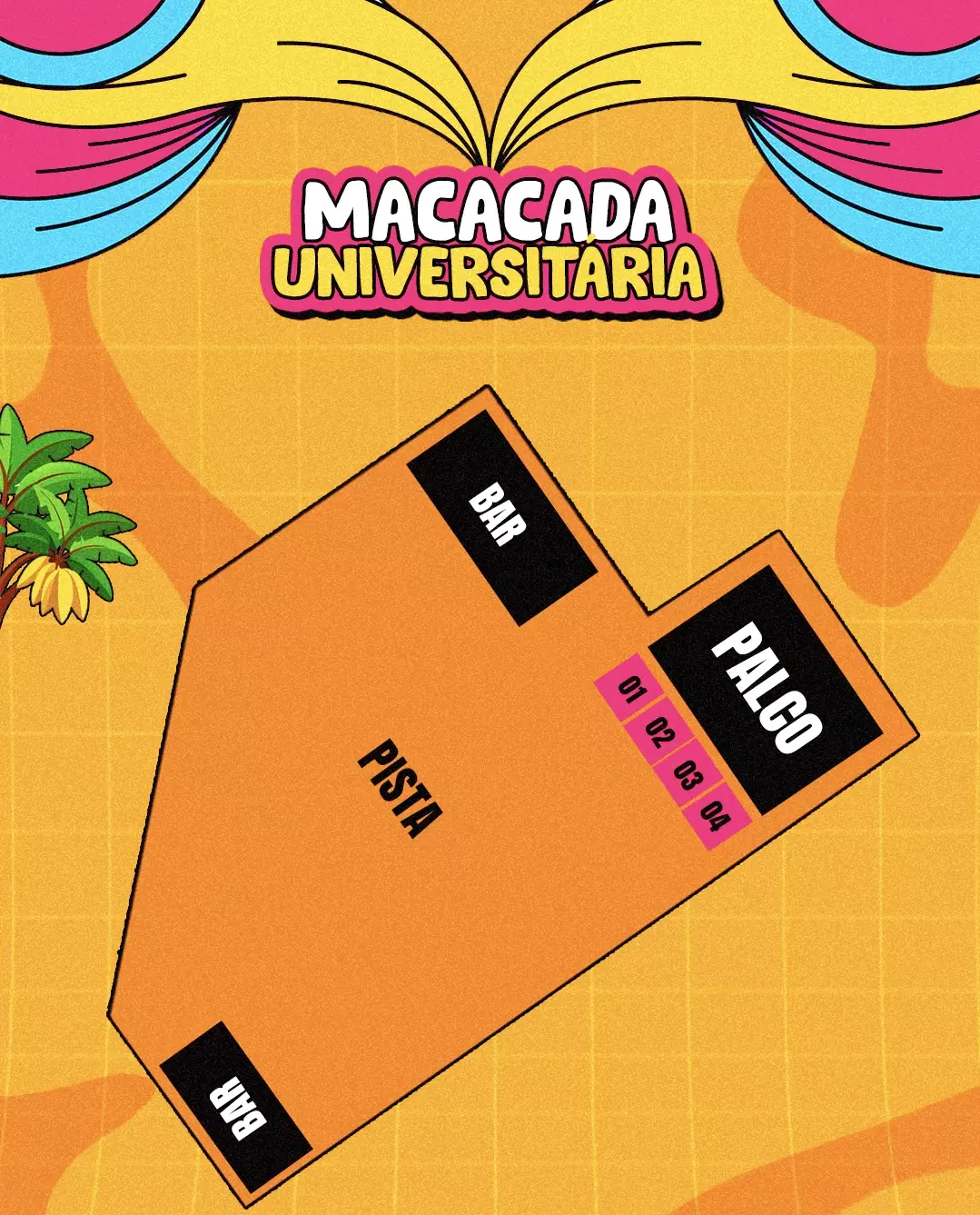 Mapa do evento