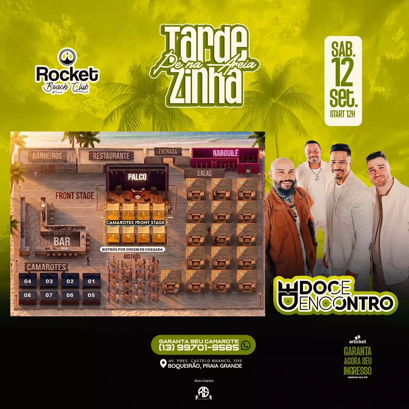 Mapa do evento