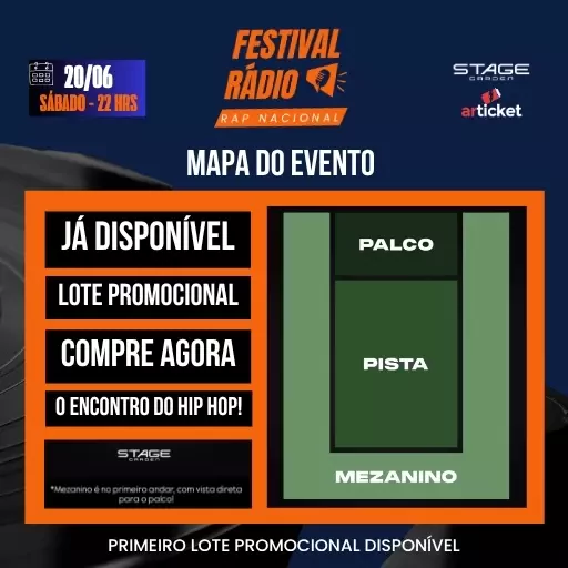 Mapa do evento