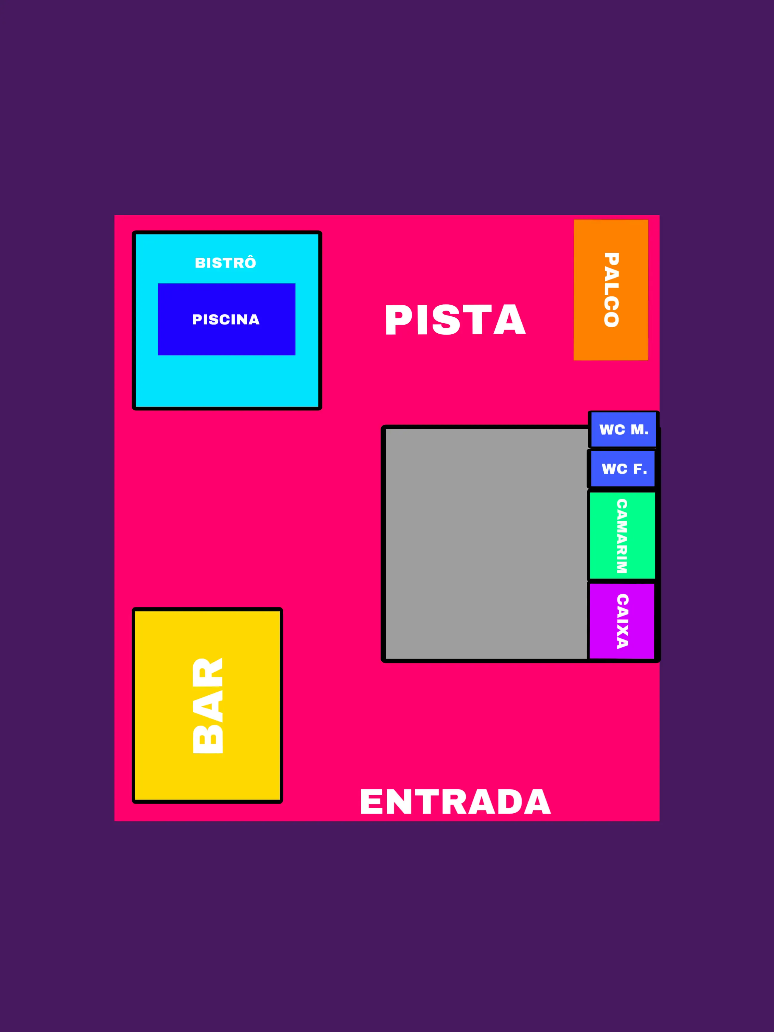 Mapa do evento