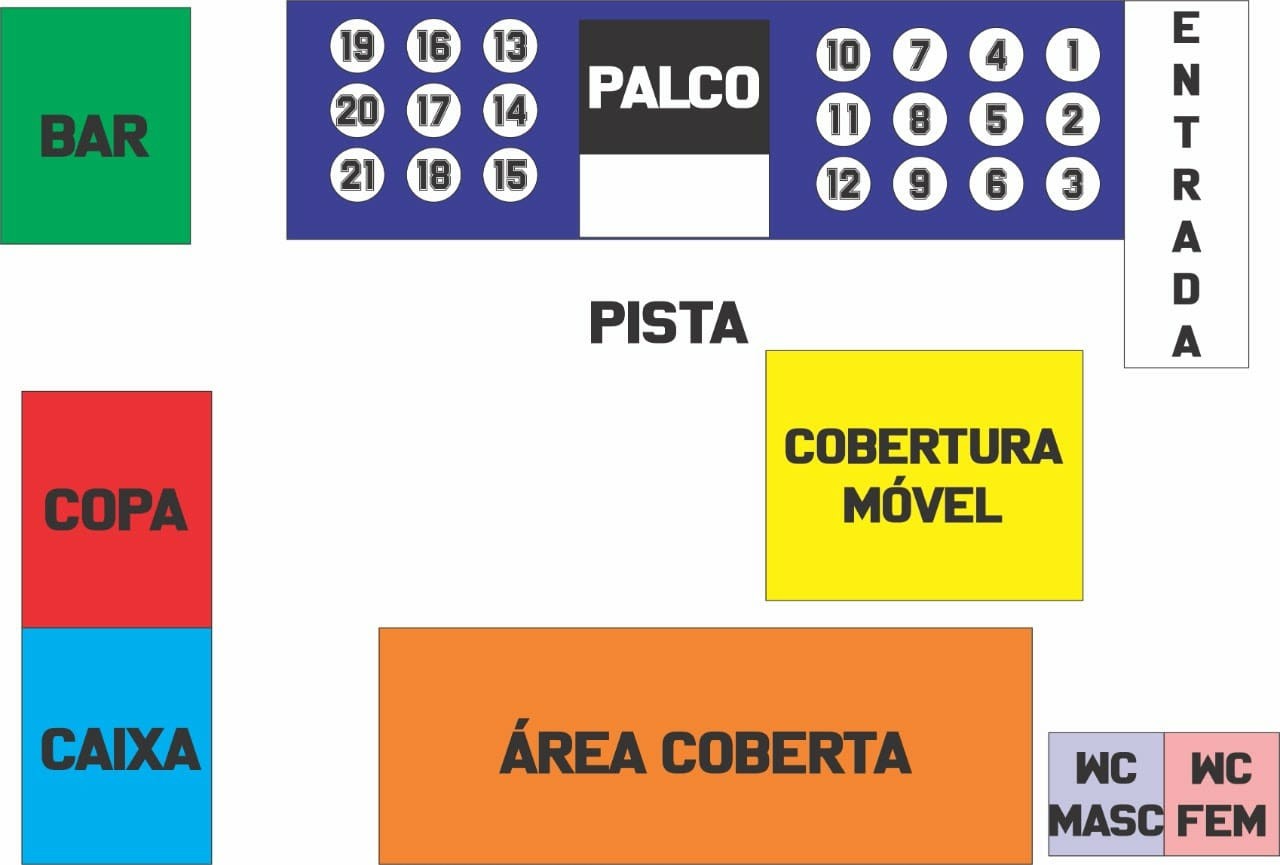 Mapa do evento