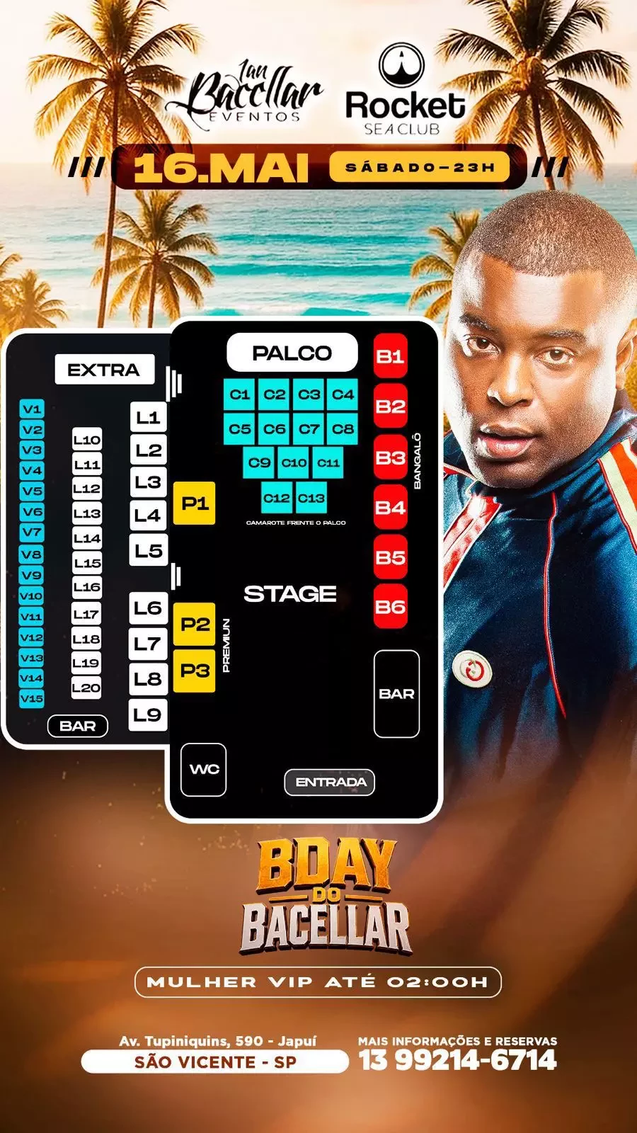 Mapa do evento