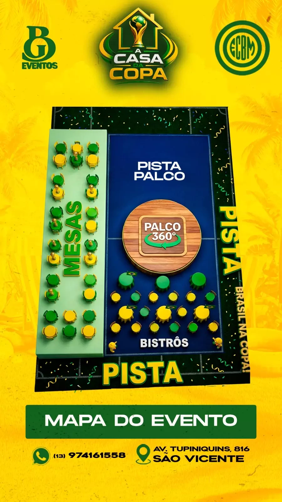 Mapa do evento