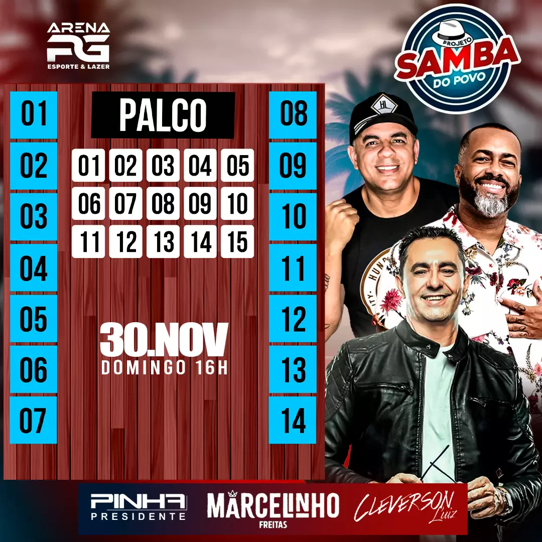 Mapa do evento