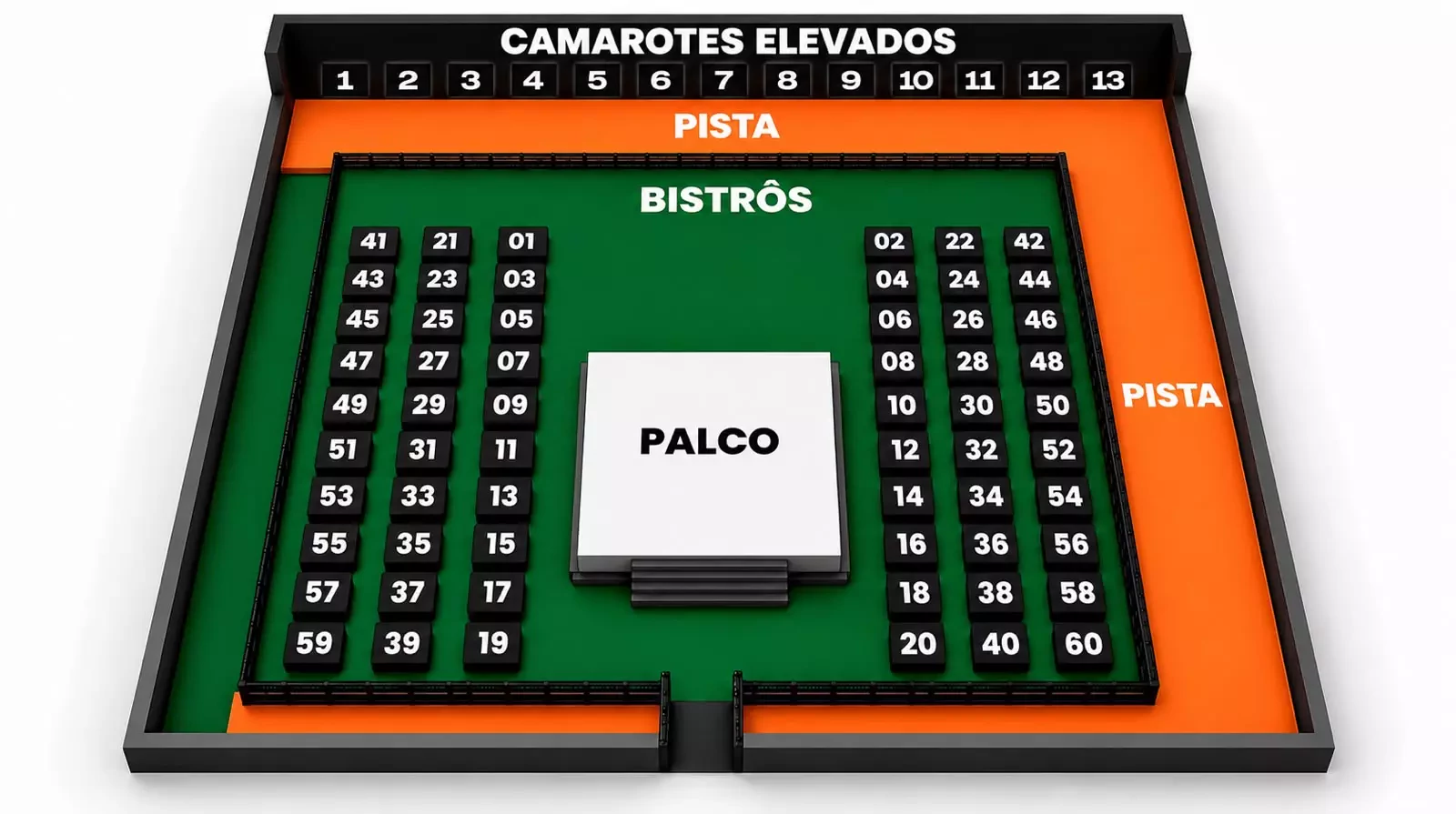 Mapa do evento
