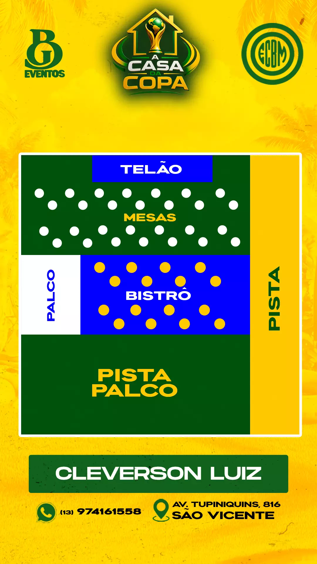 Mapa do evento