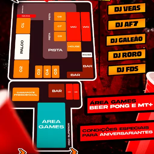Mapa do evento