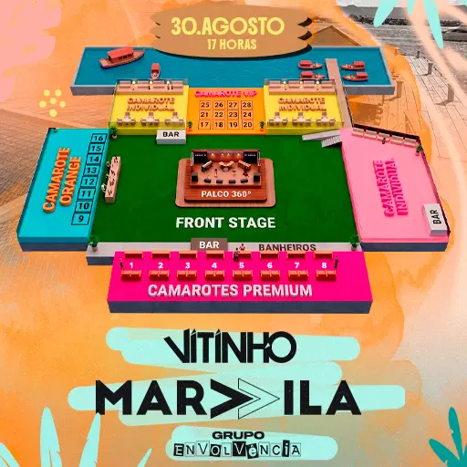Mapa do evento