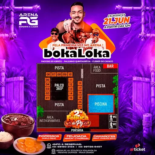 Mapa do evento