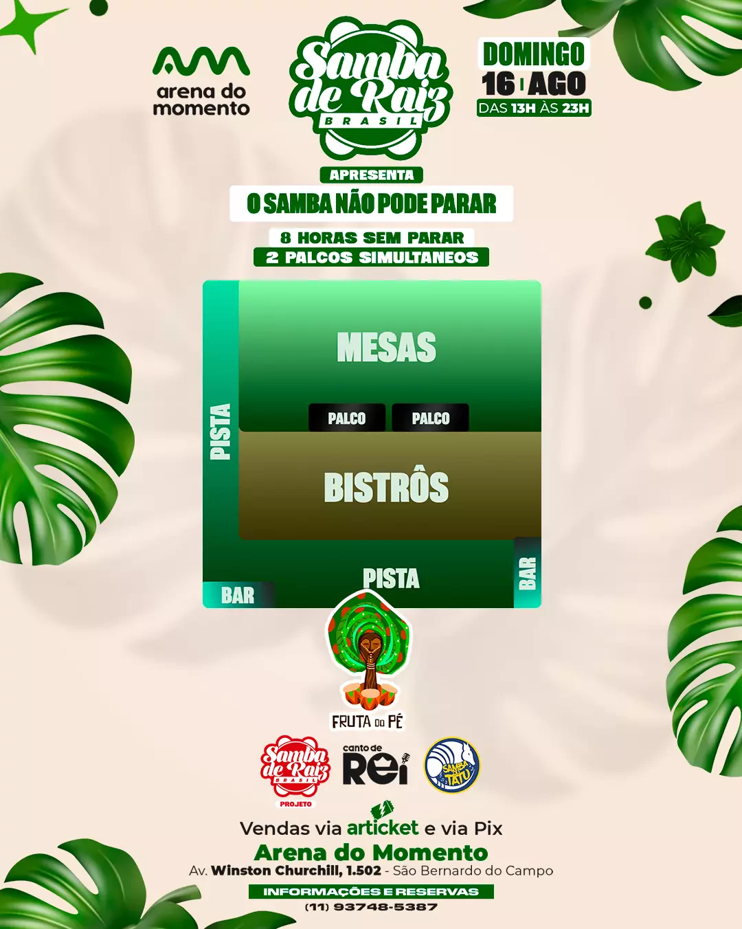 Mapa do evento