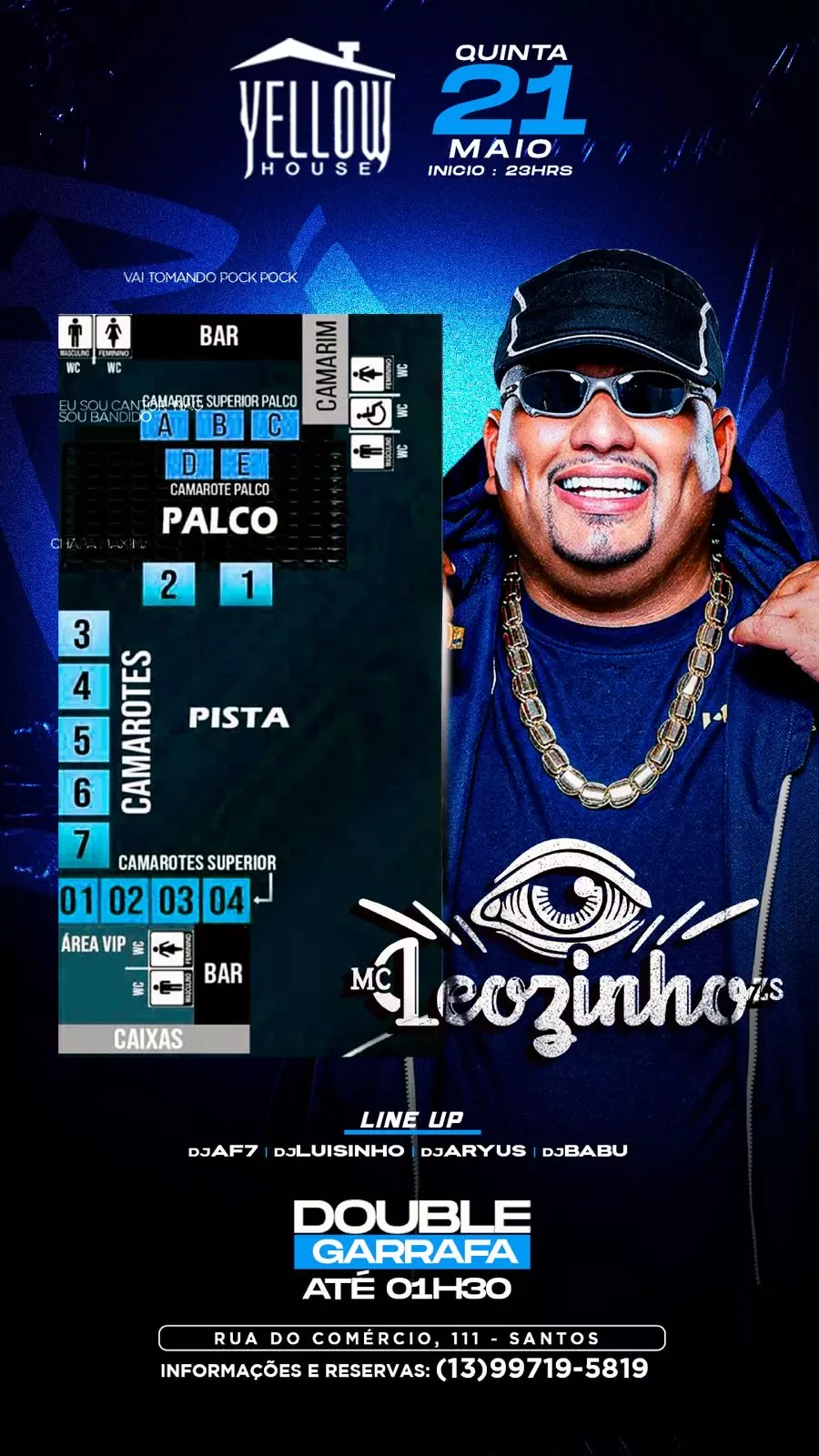 Mapa do evento