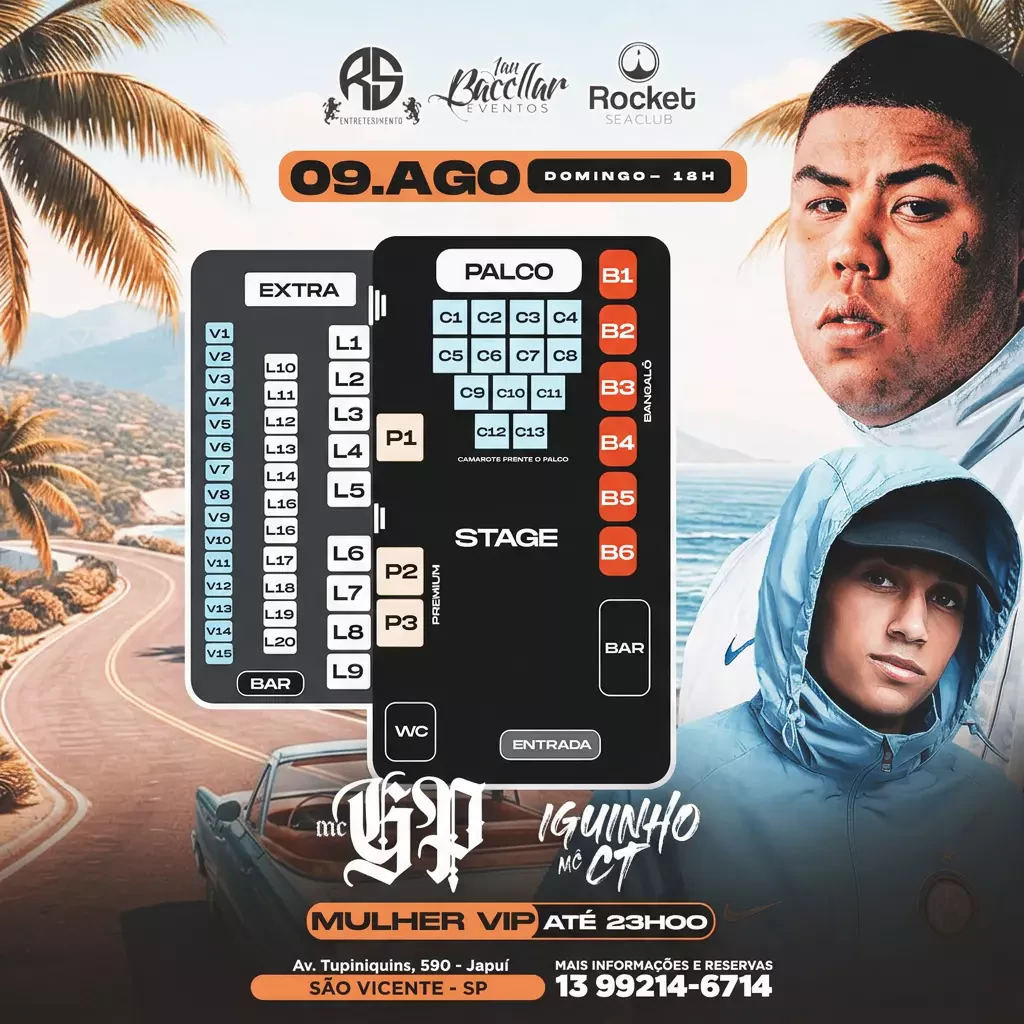 Mapa do evento