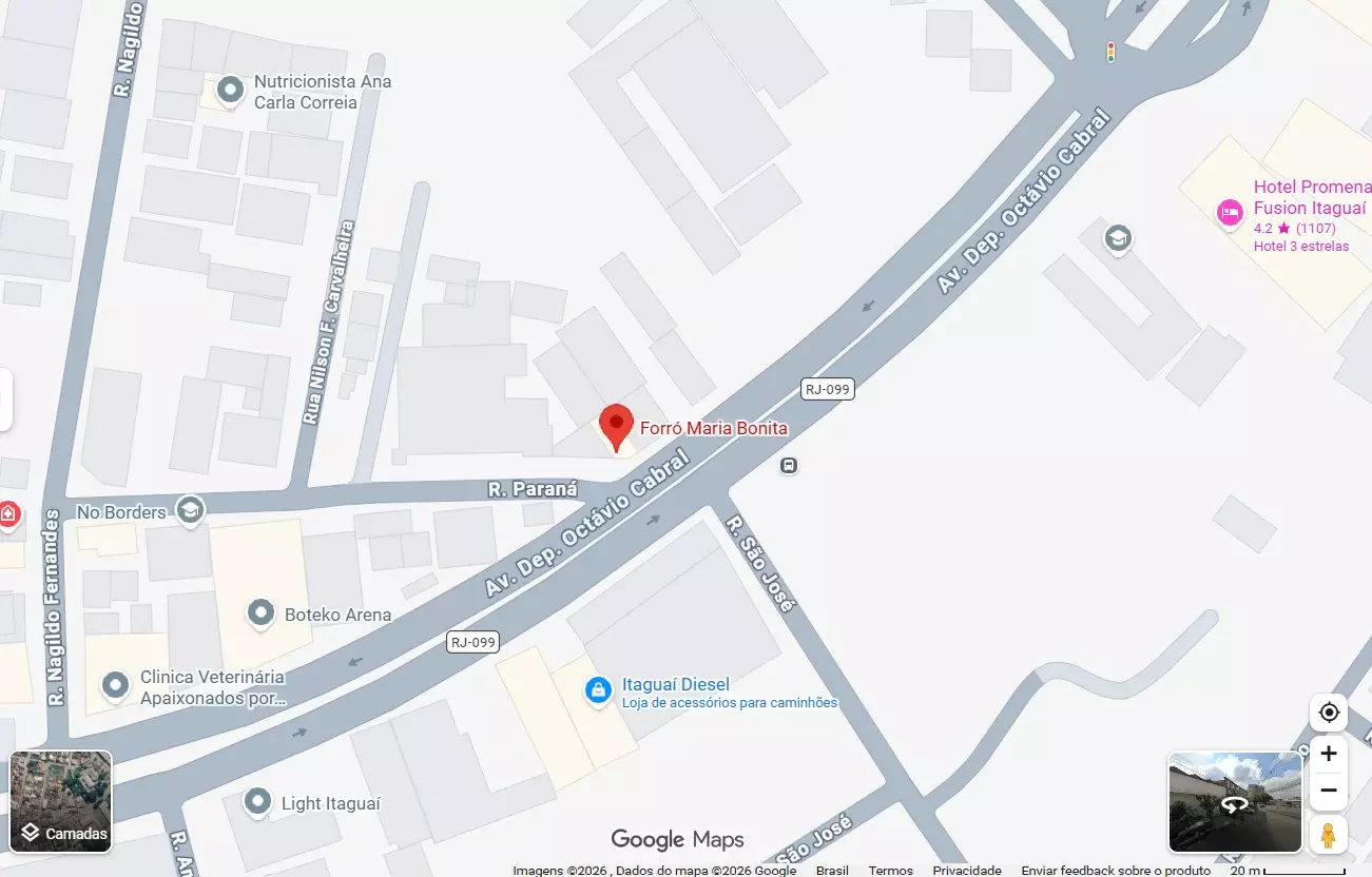 Mapa do evento