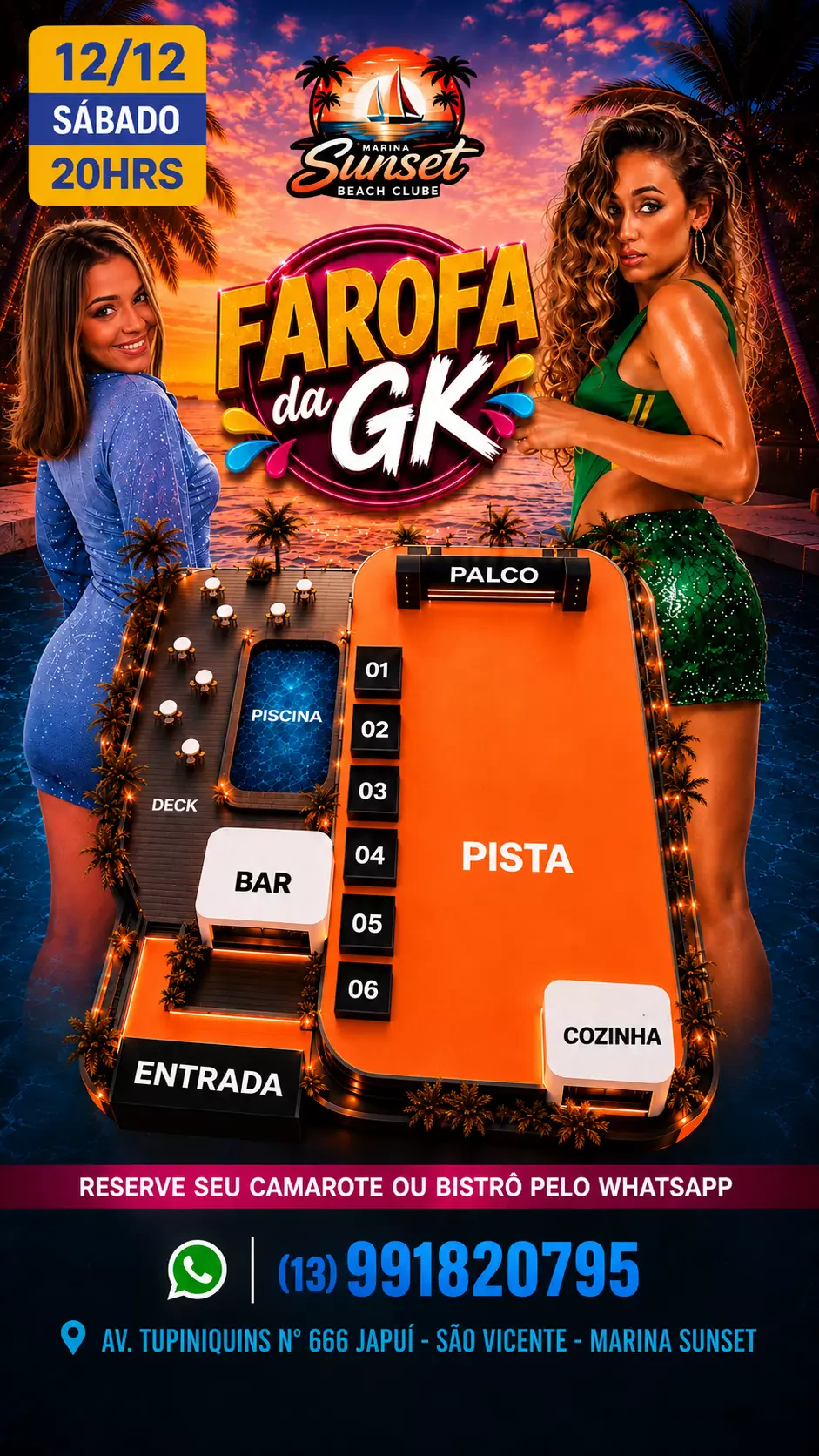 Mapa do evento