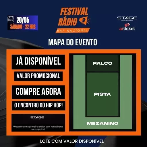 Mapa do evento