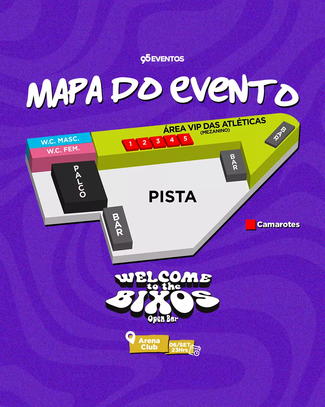 Mapa do evento