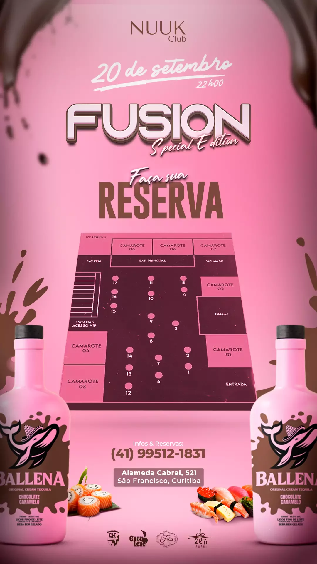 Mapa do evento