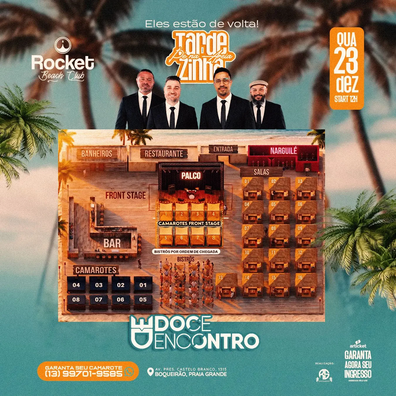 Mapa do evento