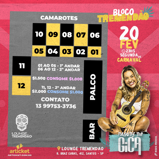Mapa do evento