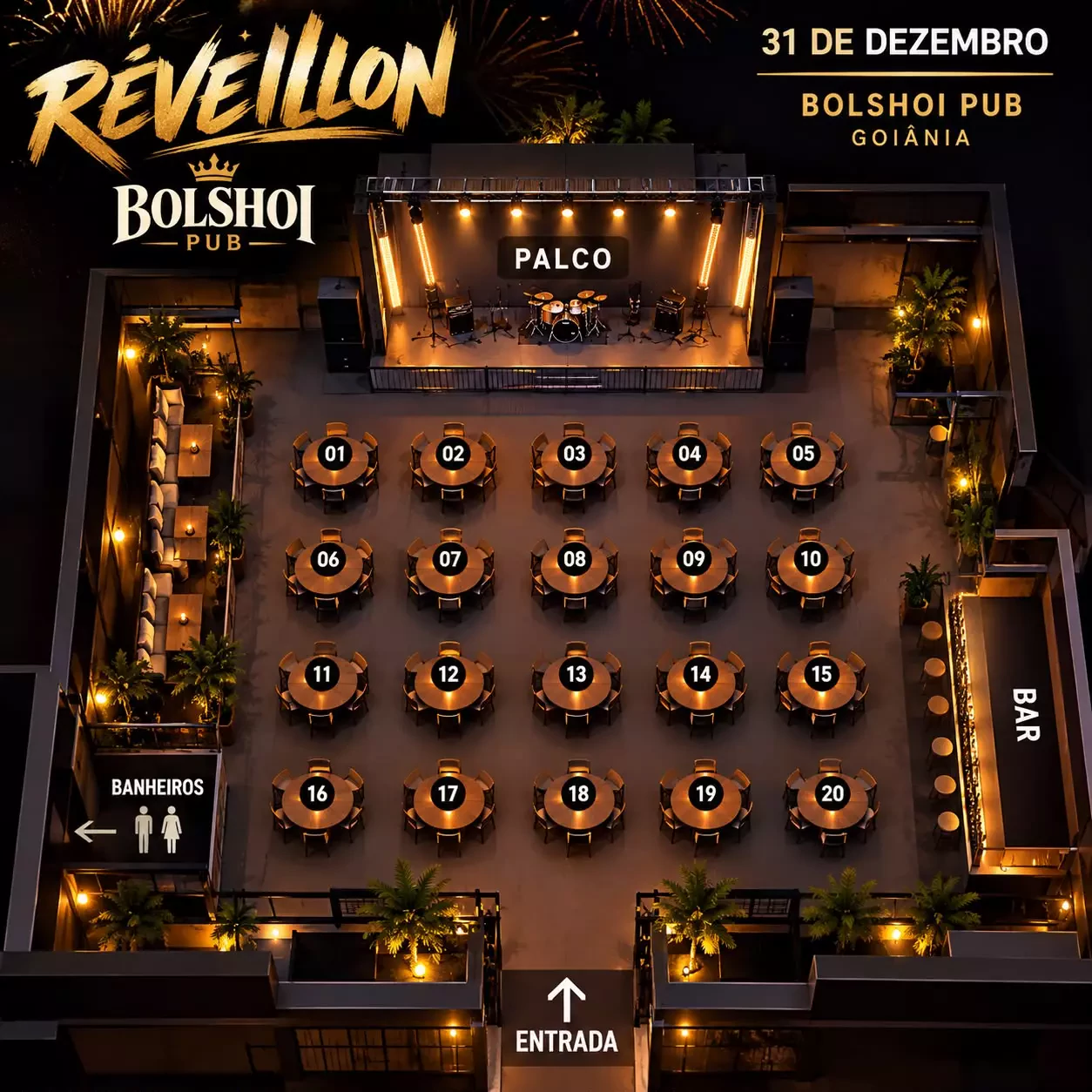 Mapa do evento