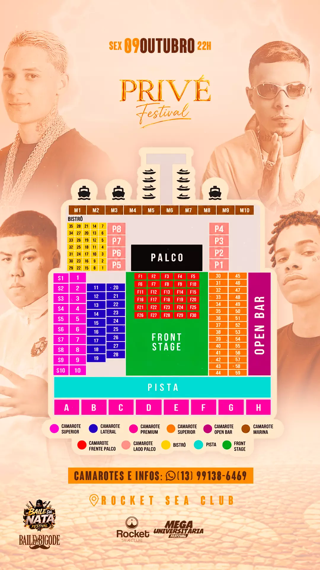 Mapa do evento