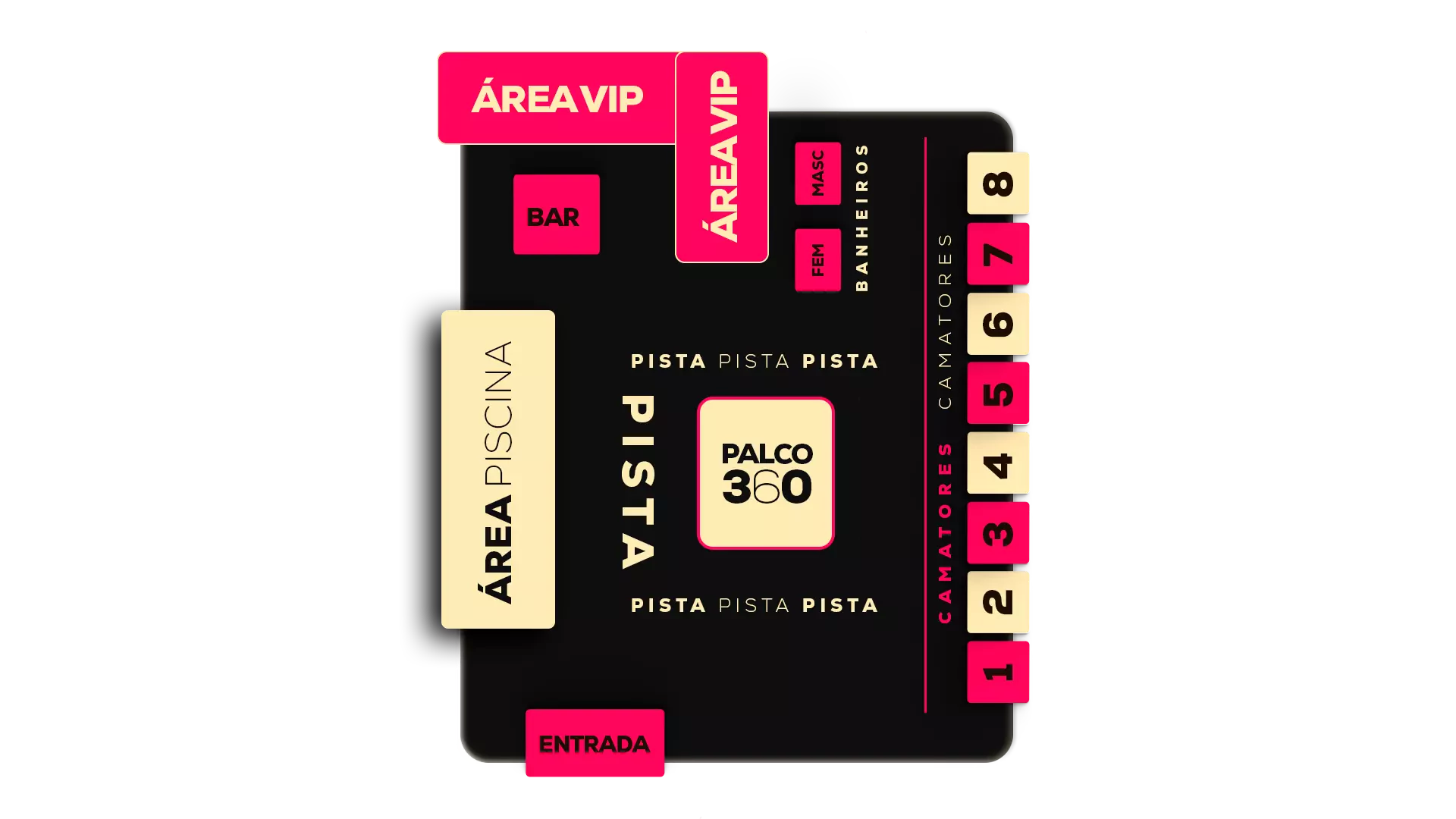 Mapa do evento