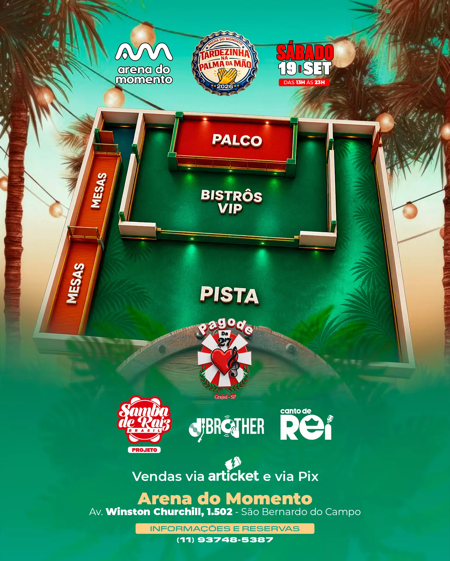 Mapa do evento
