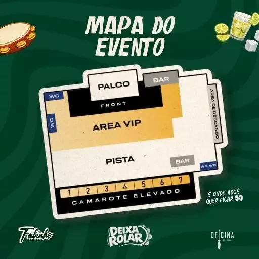 Mapa do evento