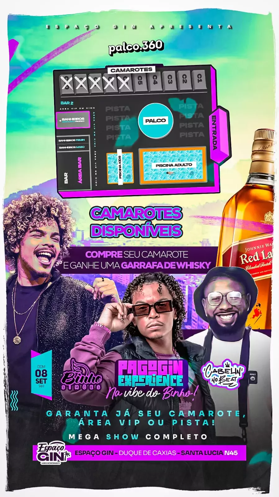 Mapa do evento