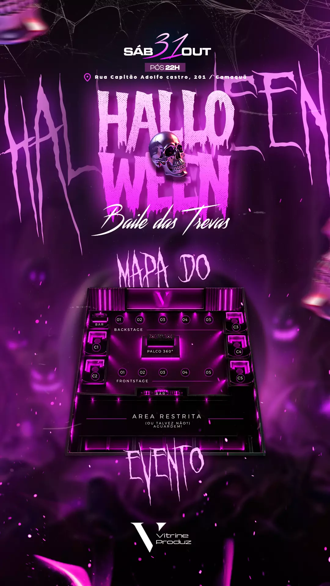 Mapa do evento