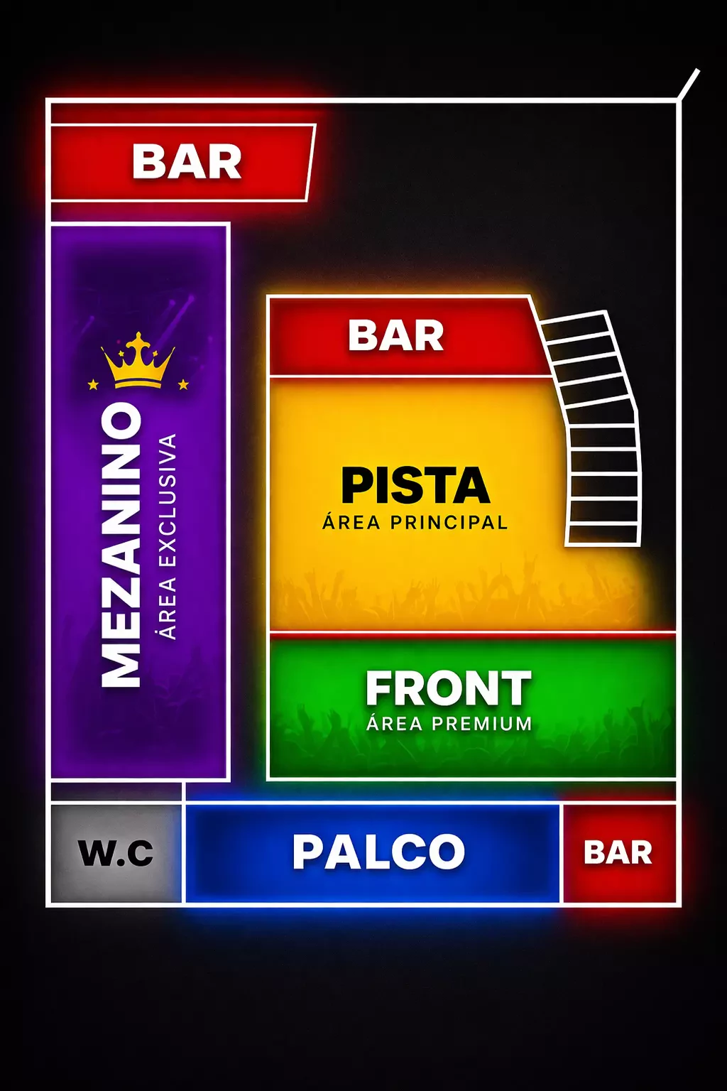 Mapa do evento
