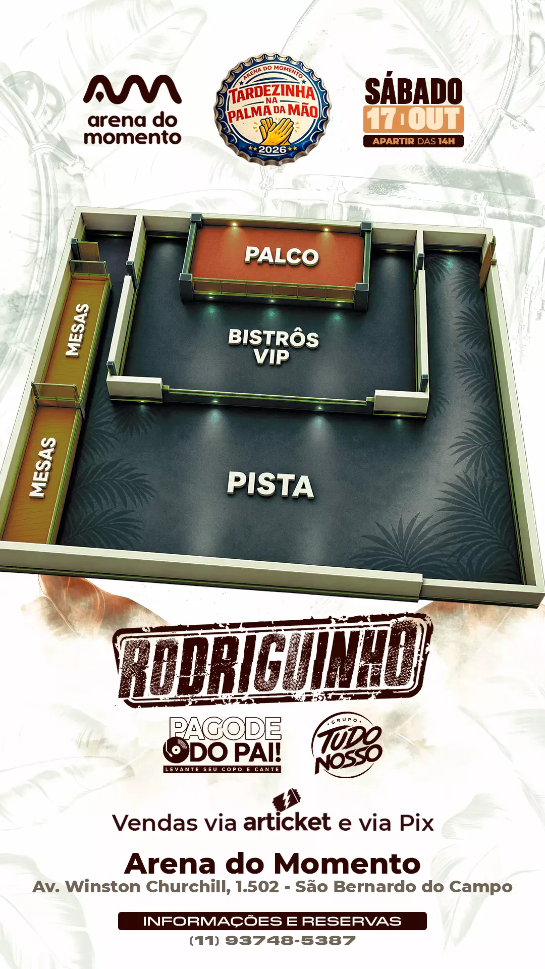 Mapa do evento