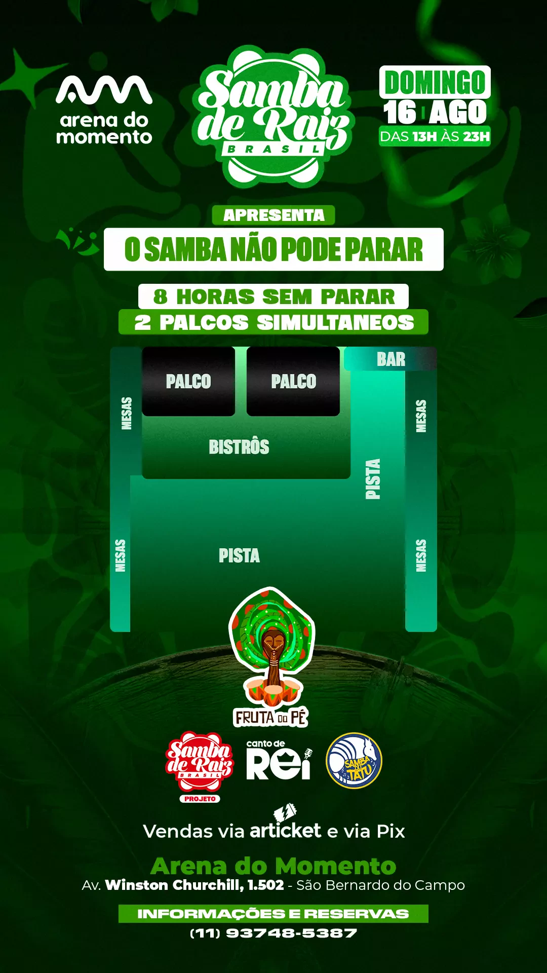 Mapa do evento