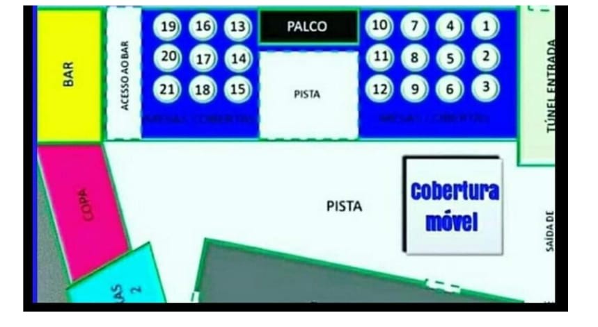 Mapa do evento