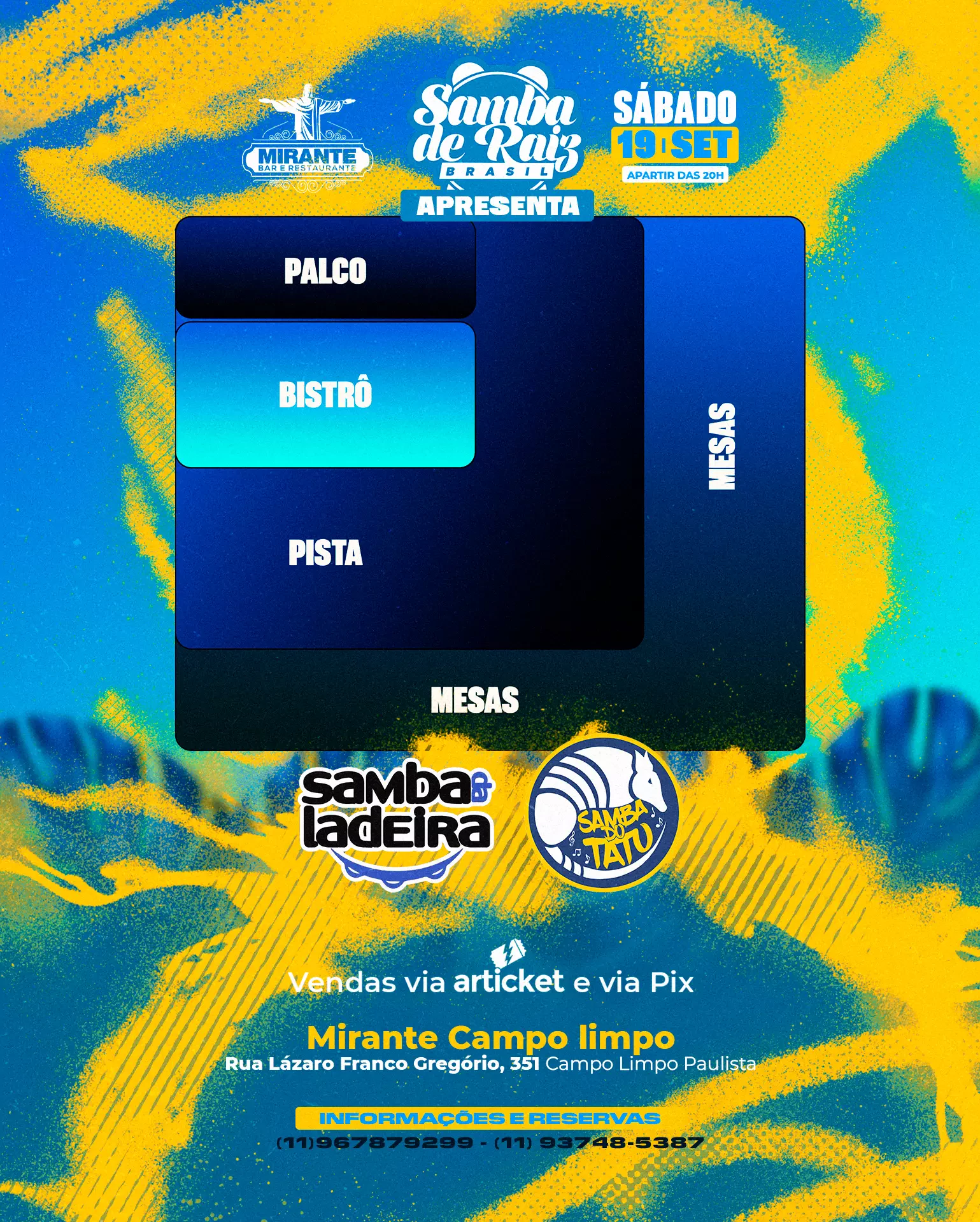 Mapa do evento