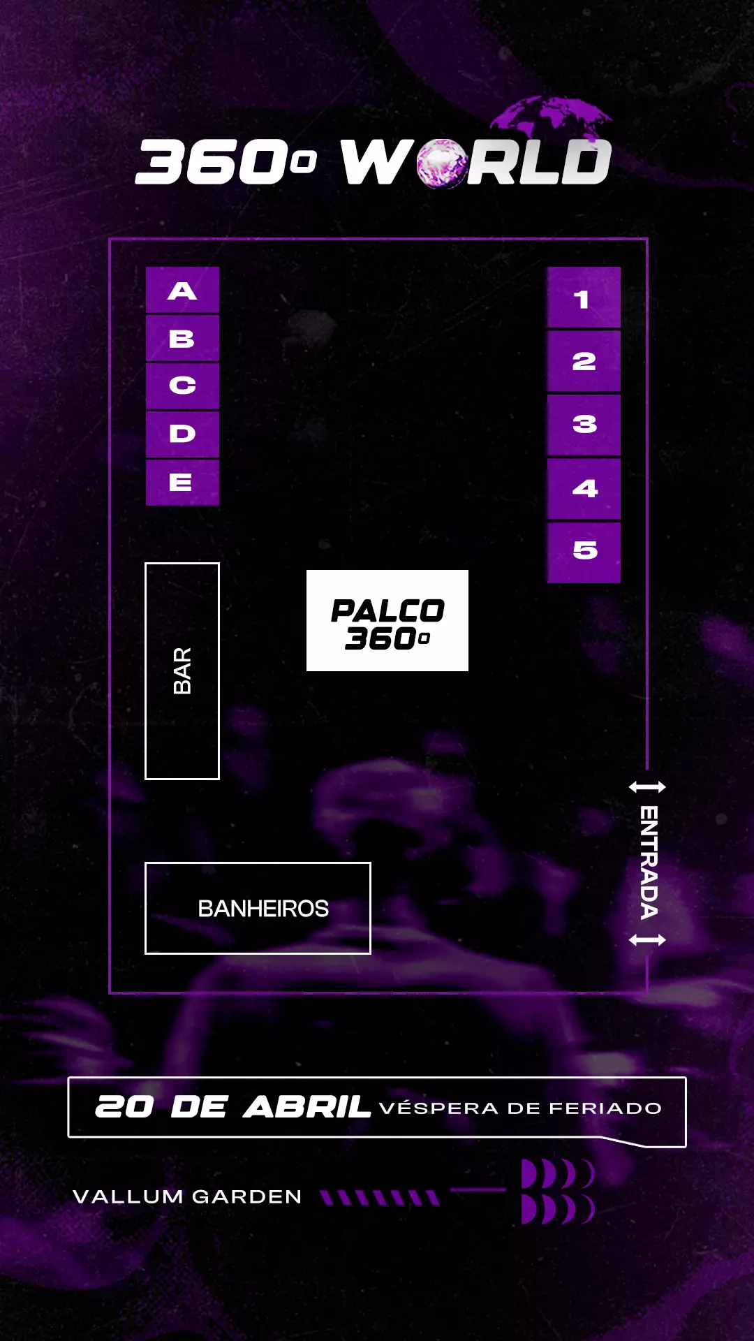 Mapa do evento