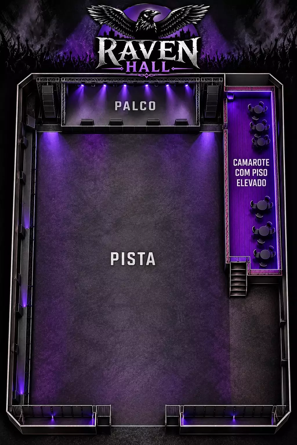 Mapa do evento